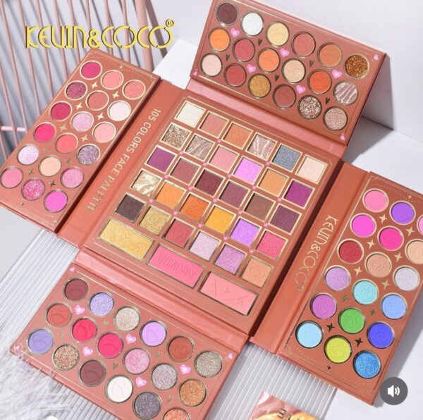 105 Colors Face Pallete