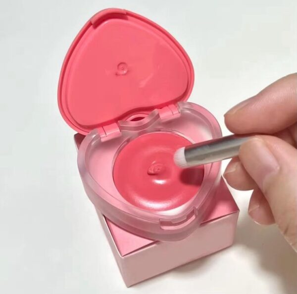 Heart Lip & Cheek Color Pot | Cutest Clay Pot - Image 3