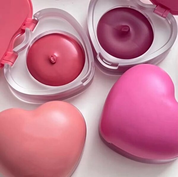 Heart Lip & Cheek Color Pot | Cutest Clay Pot